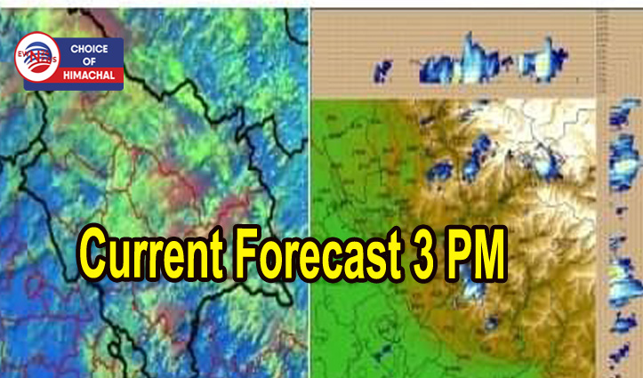 हिमाचल : अगले दो घंटे में कहां बारिश और तूफान, क्या कहता Current Forecast