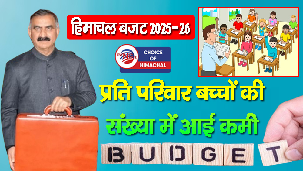 हिमाचल बजट : वर्ष 2025-26 से सरकारी स्कूलों में डिजिटल हाजिरी होगी शुरू