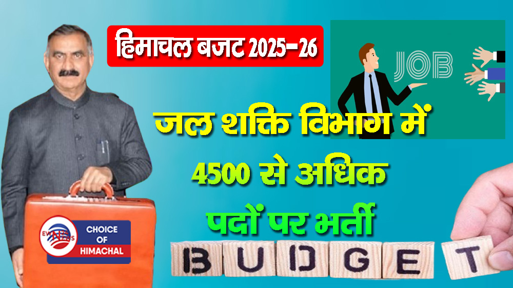 हिमाचल बजट : पंचायत सचिव के 853 तो तकनीकी सहायक के 219 पदों पर होगी भर्ती