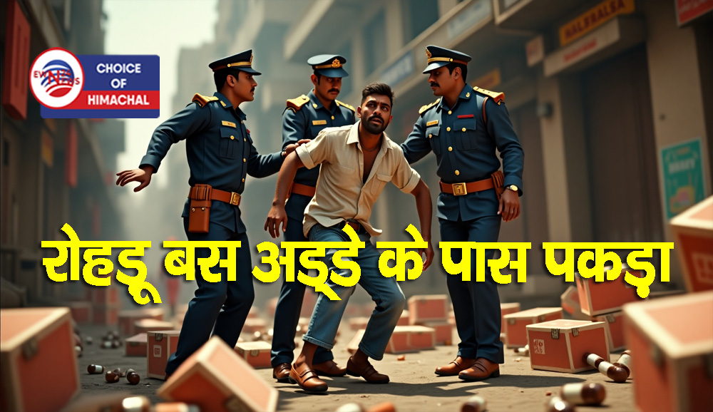 सूखे नशे की गर्त में जा रहे युवा : रोहड़ू में 20 वर्षीय युवक चिट्टे के साथ पकड़ा