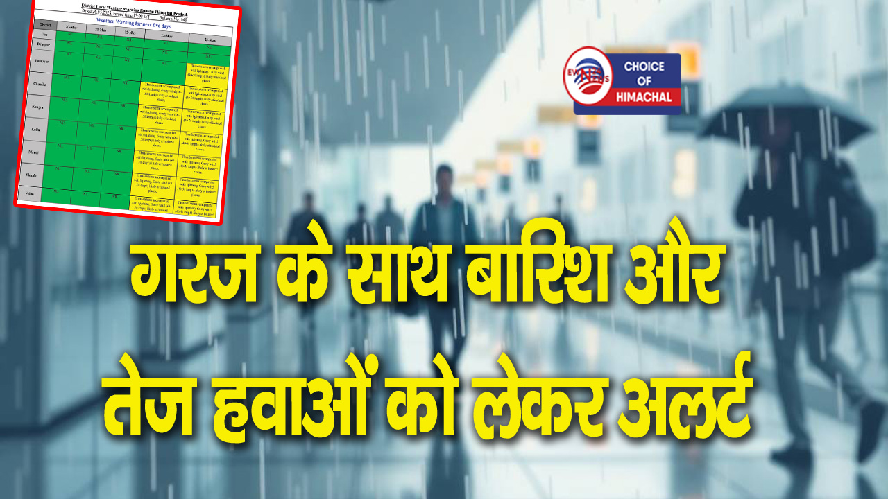 हिमाचल में गिरा पारा : मई में अब तक सामान्य से 4 फीसदी कम हुई बारिश
