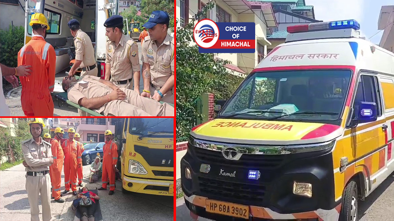 मेगा मॉक ड्रिल : पालमपुर के बिंद्रावन में भूकंप से बहुमंजिला बिल्डिंग क्षतिग्रस्त-30 लोग फंसे