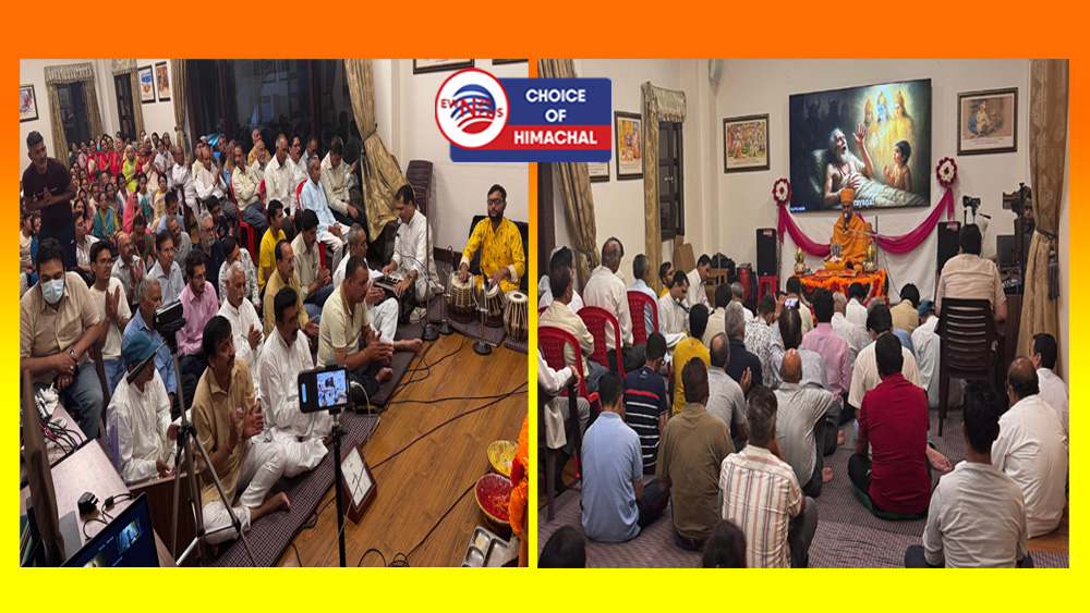 अक्षरधाम मंदिर की भागवत कथा में कृष्ण जन्मोत्सव, संगीतमय रहा चौथा दिन
