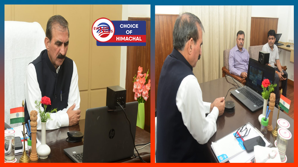 सीएम सुक्खू ने नई दिल्ली से वर्चुअल माध्यम से की आपदा प्रभावित क्षेत्रों की समीक्षा बैठक