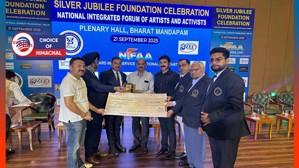 नूरपुर ब्लड डोनर्स क्लब ने टॉप-10 में बनाया स्थान, राष्ट्रीय स्तर पर सम्मानित