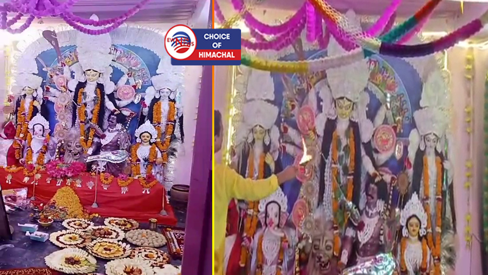 तारा माता मंदिर घुरकड़ी में मां दुर्गा का भव्य पूजन, विजयादशमी पर होगा विसर्जन