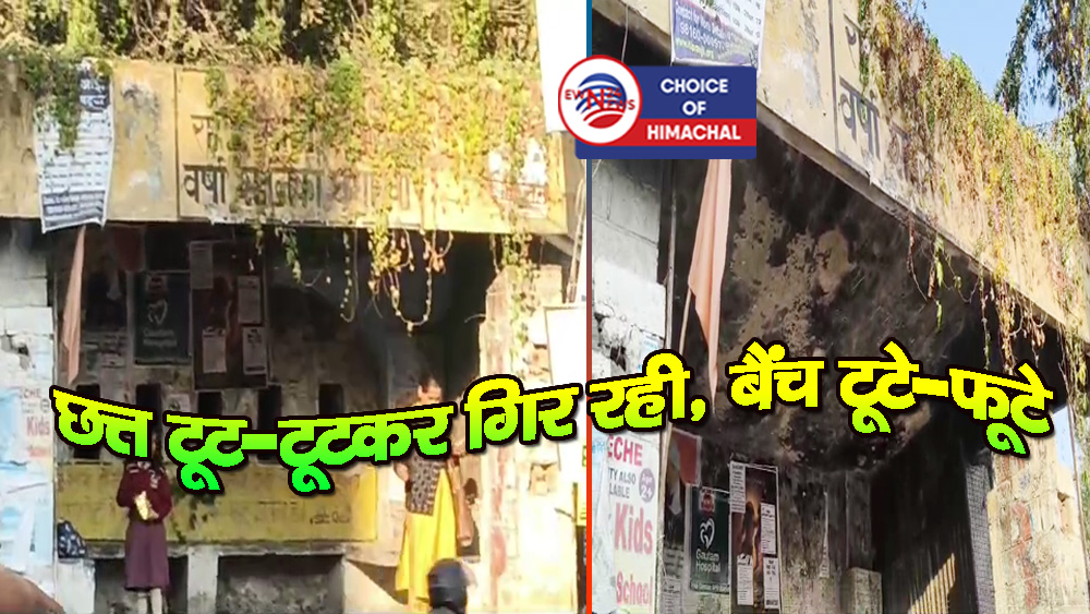 अबढाणी चौक पर वर्षा शालिका बनी अनदेखी का शिकार, छत्त और दीवारों पर उगी घास