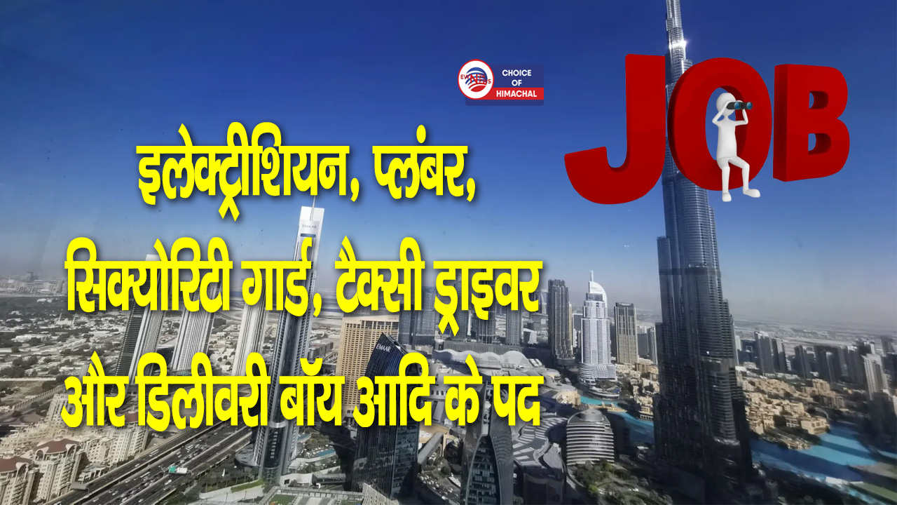 विदेश में नौकरी का सुनहरा अवसर, बद्दी, बिलासपुर, सुंदरनगर में इस दिन होंगे इंटरव्यू 
