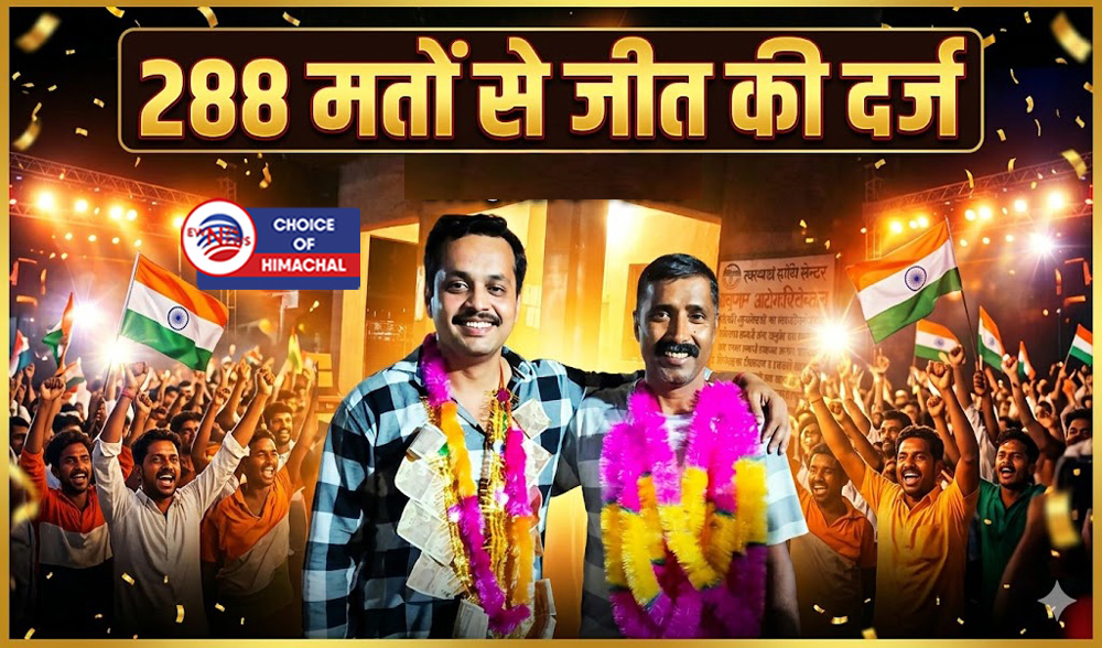 बंगोली पंचायत में शुभम चौधरी 28 साल की उम्र में चुने प्रधान, जिंदर उपप्रधान