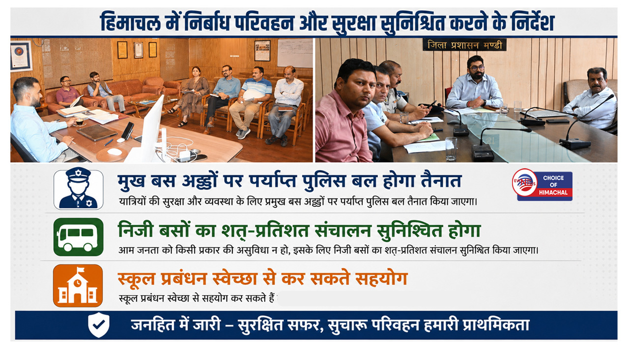 HRTC चालक-परिचालक प्रस्तावित हड़ताल, मंडी और कुल्लू जिला प्रशासन अलर्ट