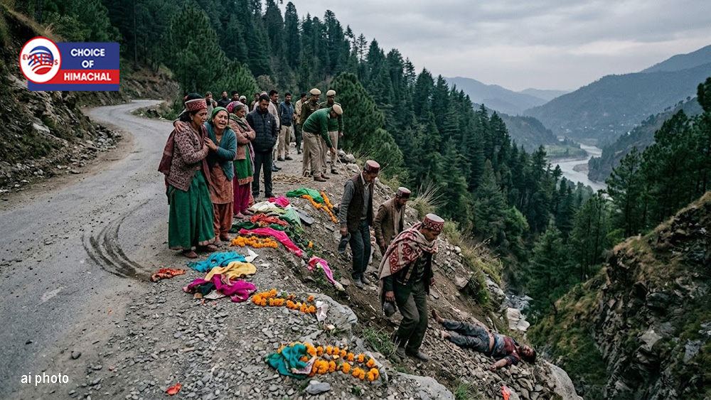 शादी की खुशियां मातम में बदलीं : भतीजी की विदाई के बाद 100 मीटर गहरी खाई में गिरा व्यक्ति