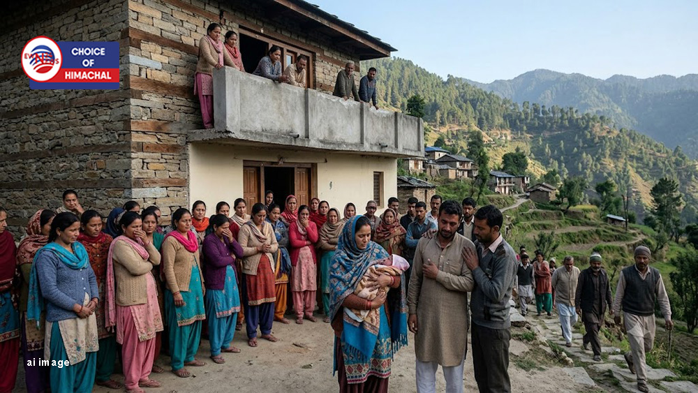 सिरमौर : बालकनी से गिरी 26 वर्षीय विवाहिता, तीन हफ्ते की मासूम के सिर से उठा मां का साया
