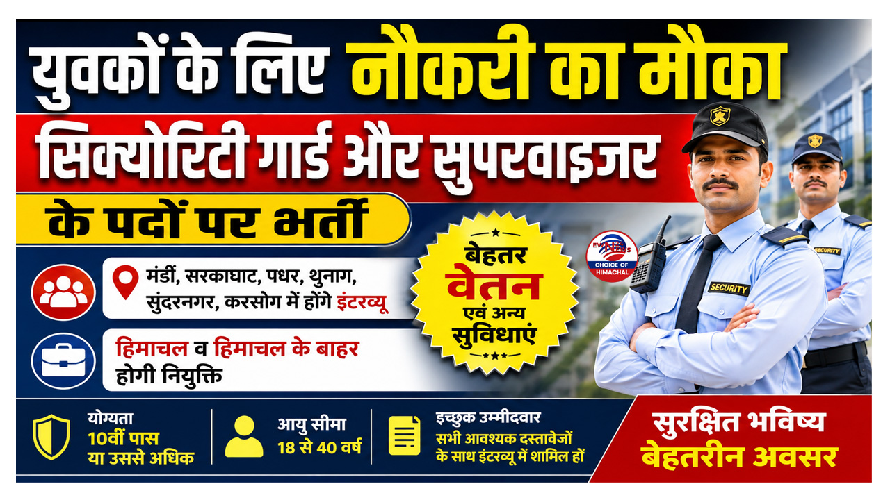 मंडी में 10वीं पास और फेल के लिए रोजगार का मौका, अच्छी सैलरी के साथ अन्य सुविधाएं भी मिलेंगी