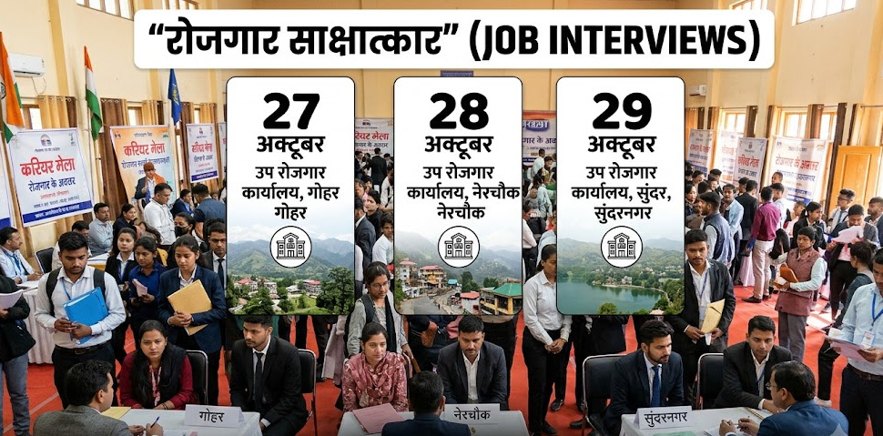 सिक्योरिटी गार्ड, सुपरवाइजर और HR की भर्ती : गोहर, नेरचौक और सुंदरनगर में 27 अक्टूबर से इंटरव्यू