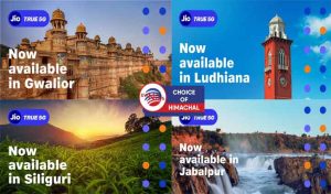 72 शहरों में पहुंचा जियो का ट्रू 5जी नेटवर्क : ग्वालियर-जबलपुर-लुधियाना व सिलीगुड़ी हुए कनेक्ट