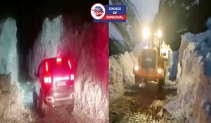 किन्नौर : NH-5 पर यातायात बहाल, टिंकू नाला के पास आया था ग्लेशियर