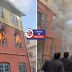 शिमला : पी एंड टी कॉलोनी के सरकारी आवास में लगी आग, 6 कमरे व सामान जलकर राख