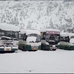 हिमाचल : लाहौल-स्पीति जिला में बर्फबारी के चलते बंद हैं ये मार्ग