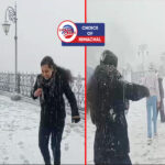 शिमला रिज पर गिरी बर्फ : लाइव स्नोफॉल देखकर चहके पर्यटक, खूब की मस्ती, देखिए तस्वीरें